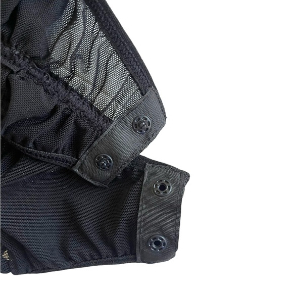 FASHION NOVA Mesh Bodysuit Black Long Sleeve Bodysuit - Picture 10 of 10